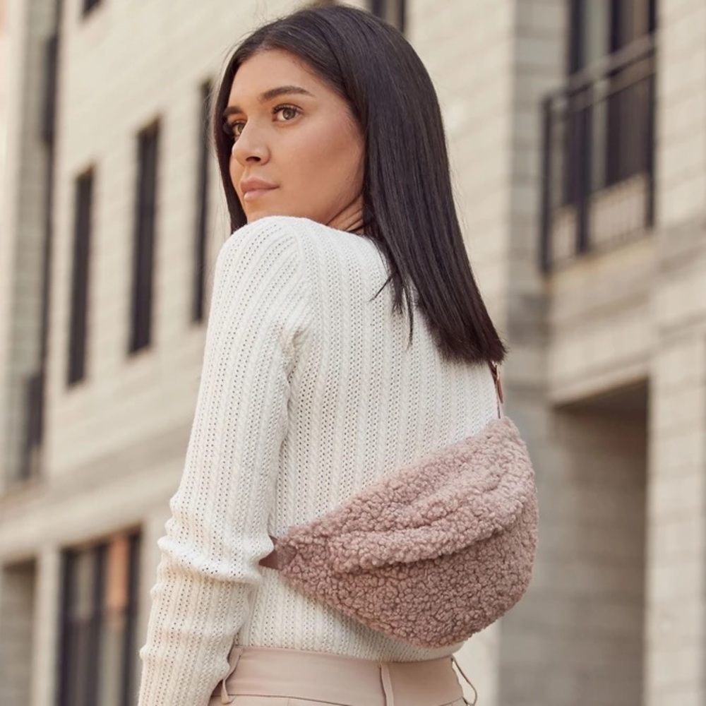 MY TAGALONGS - Faux Shearling Parker Fanny Pack